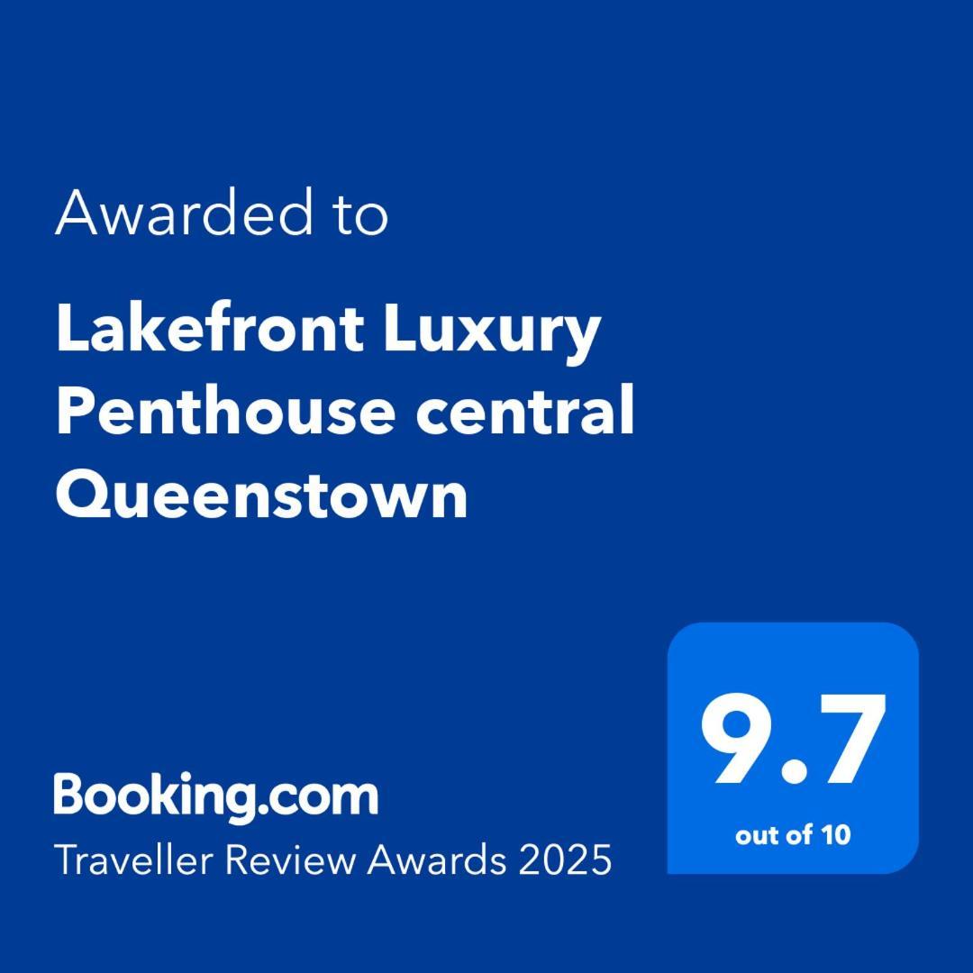 Lakefront Luxury Penthouse Central كوينستاون المظهر الخارجي الصورة